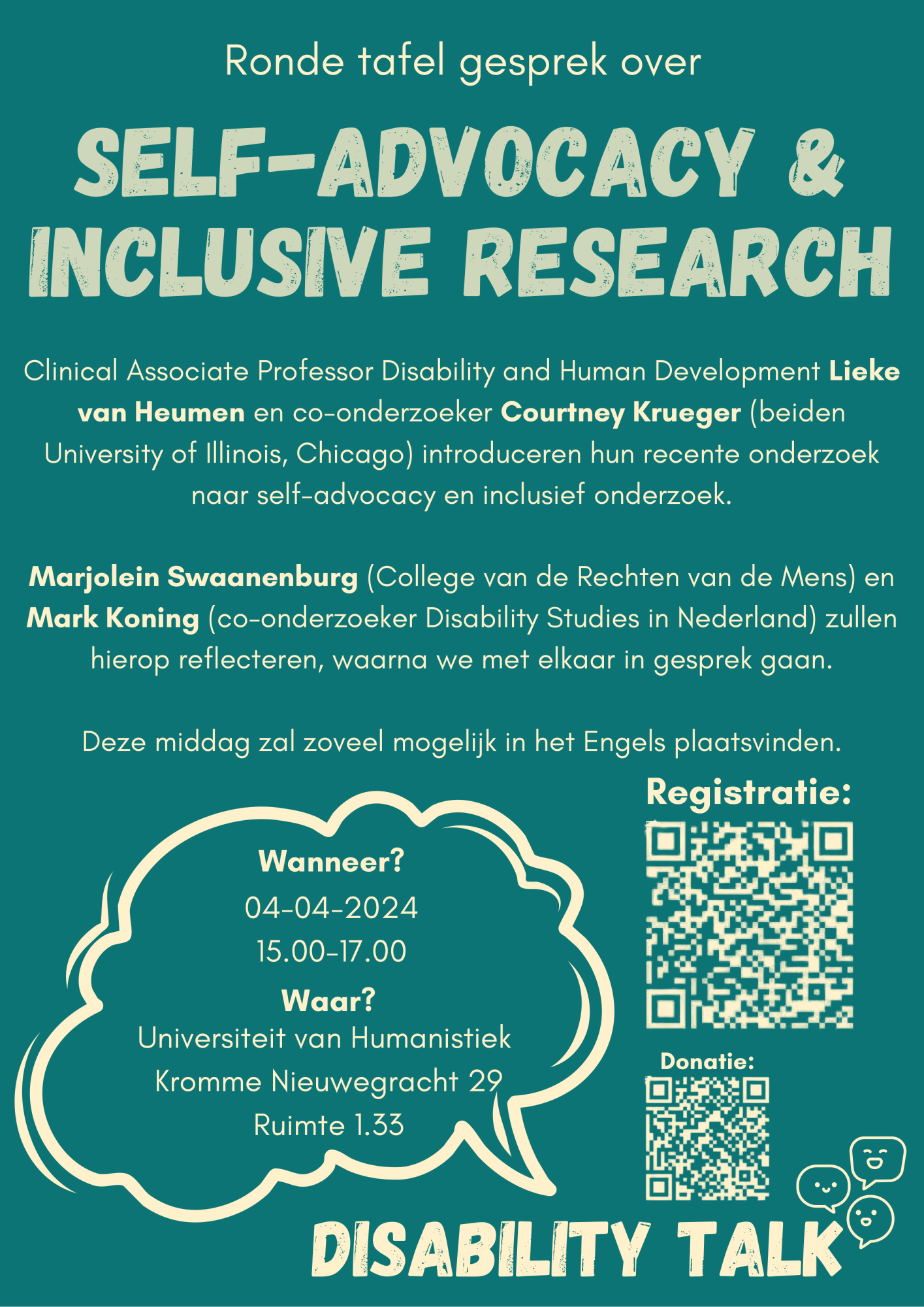 Poster Disability Talk 4 april 2024