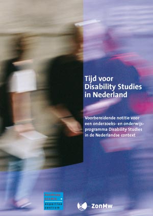 Voorkant brochure Tijd voor Disability Studies in Nederland